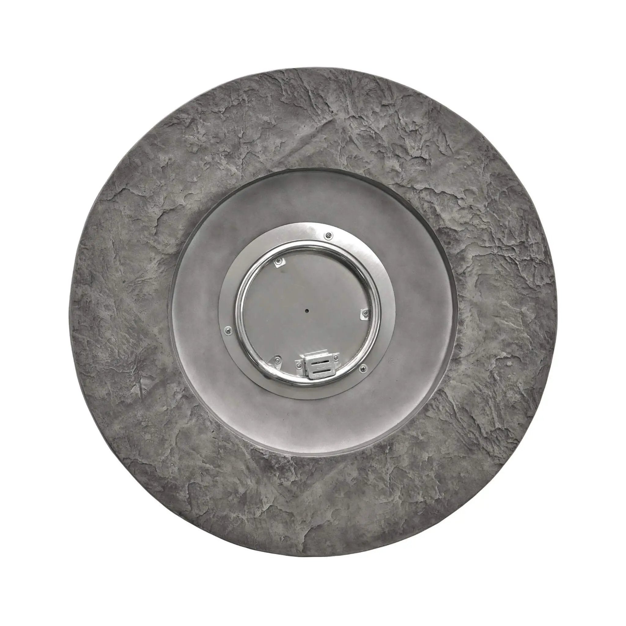 Alora 32-Inch Transitional Outdoor Concrete Round Propane Fire Pit Table, Gray (SAK48268) by SAKSBY WHOLESALE