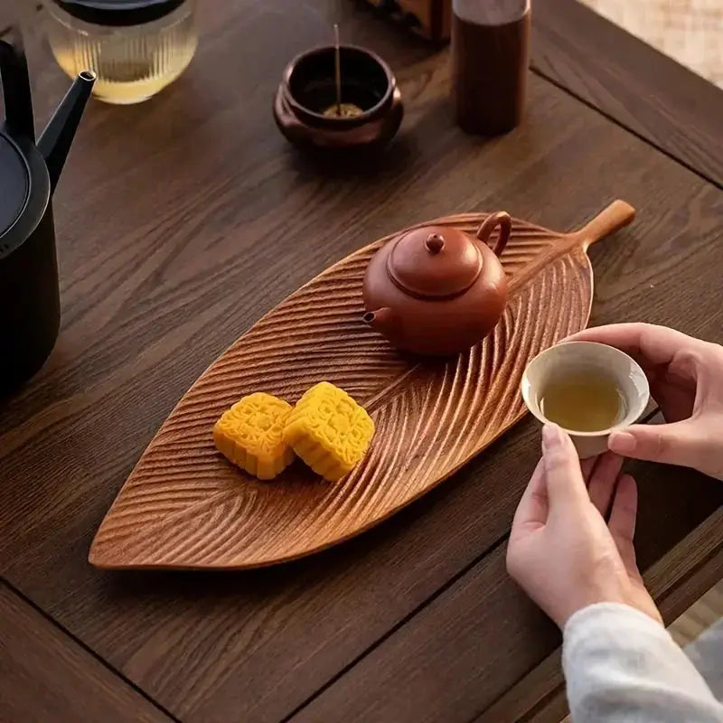 Tray - Antique Wooden Oleander by House Of Avana