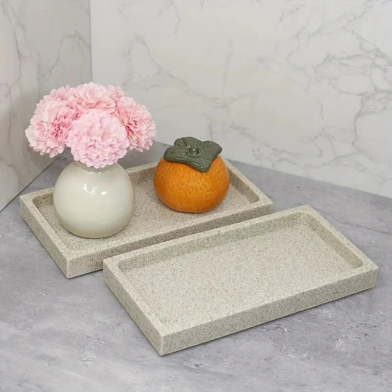 Tray - Bathroom Organizer White Small by House Of Avana