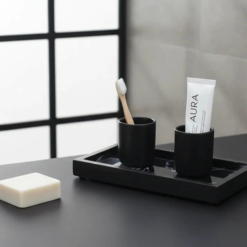 Tray - Bathroom Organizer White Small by House Of Avana