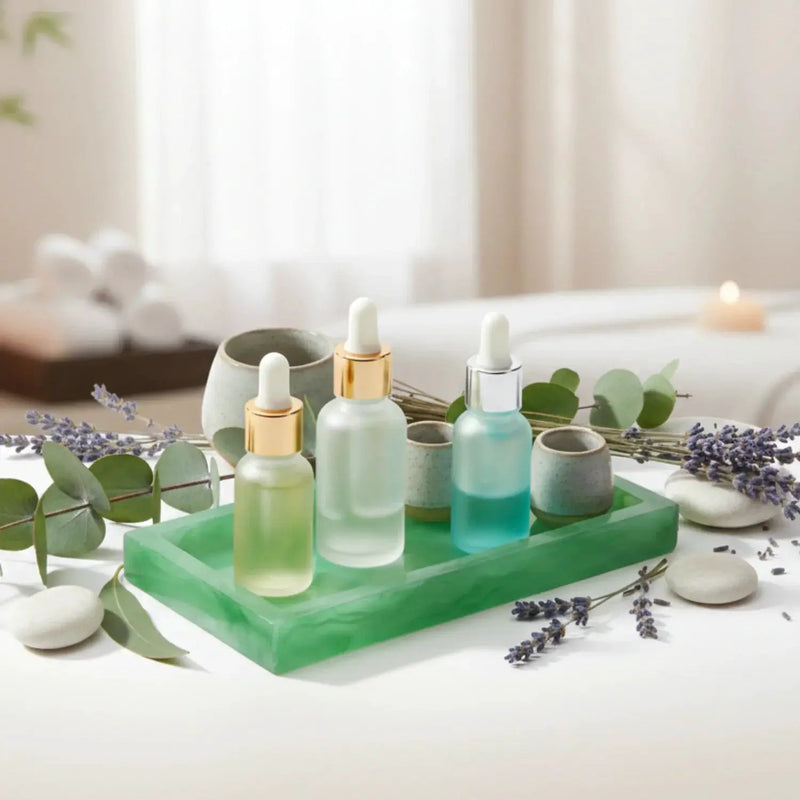 Tray - Bathroom Organizer White Small by House Of Avana
