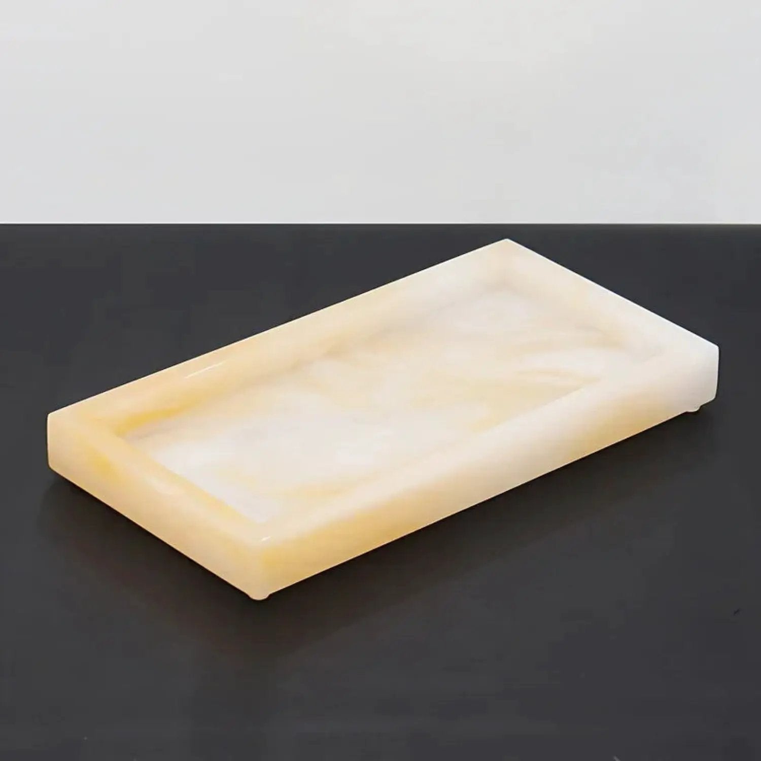 Tray - Bathroom Organizer White Small by House Of Avana