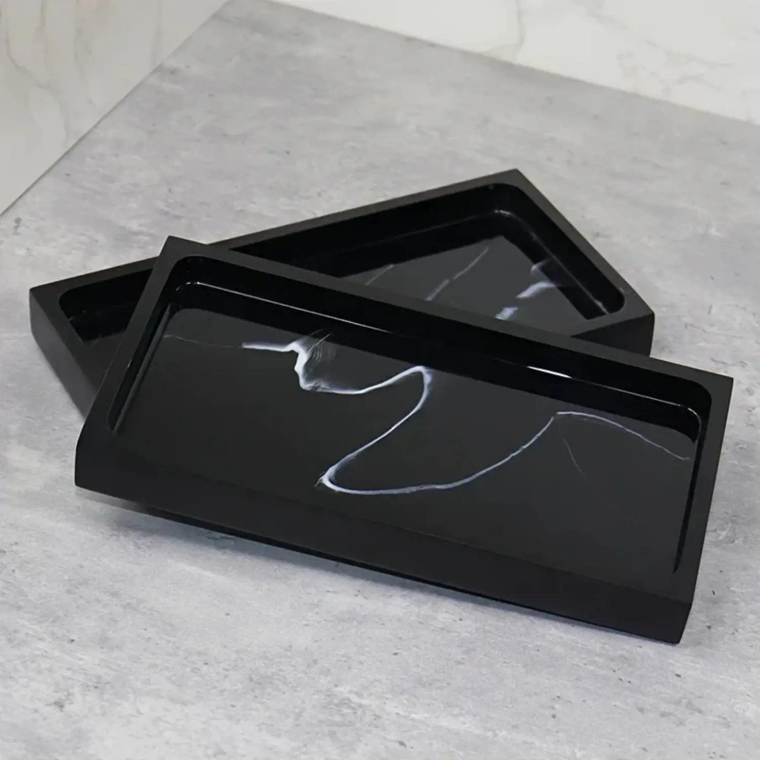 Tray - Bathroom Organizer White Small by House Of Avana