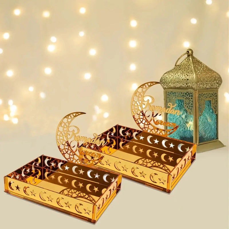 Tray - Decorative Acrylic Moon Star by House Of Avana
