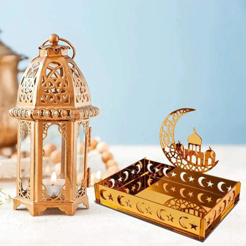 Tray - Decorative Acrylic Moon Star by House Of Avana