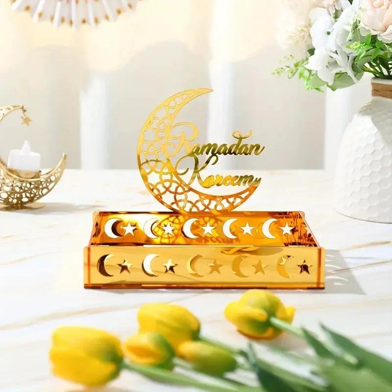 Tray - Decorative Acrylic Moon Star by House Of Avana