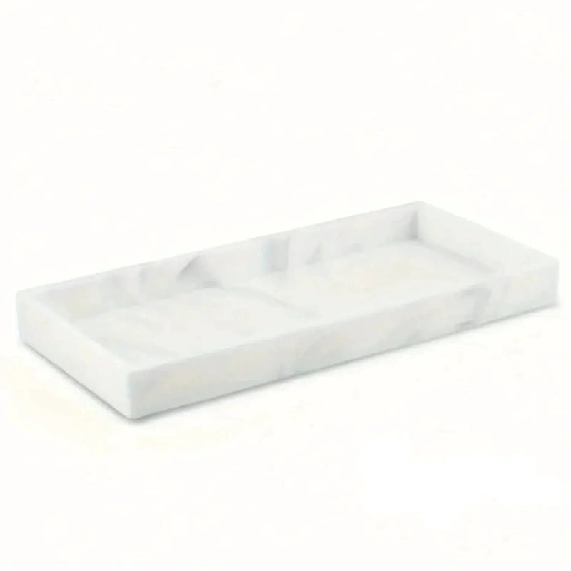 Tray - Decorative White Gold by House Of Avana