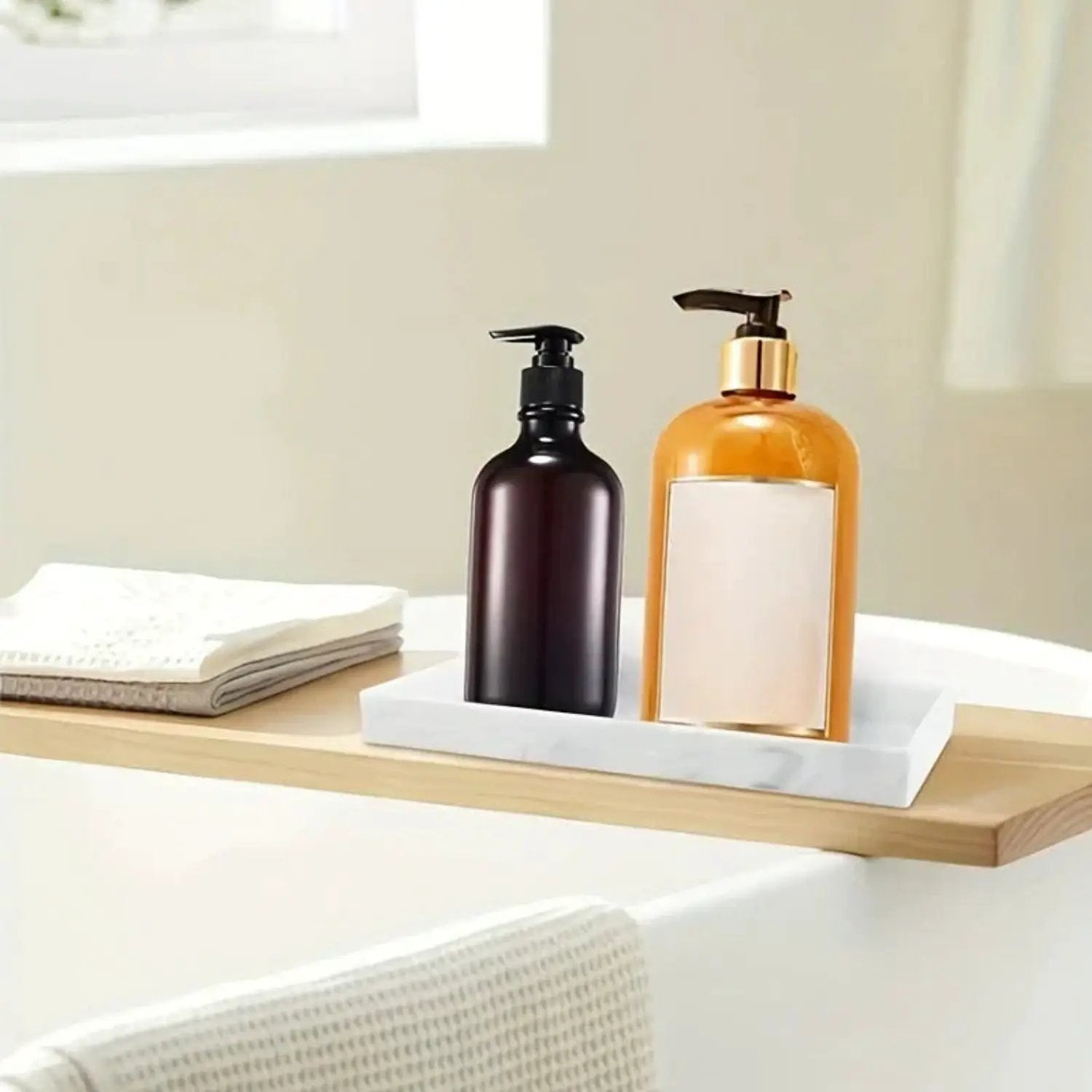 Tray - Decorative White Gold by House Of Avana