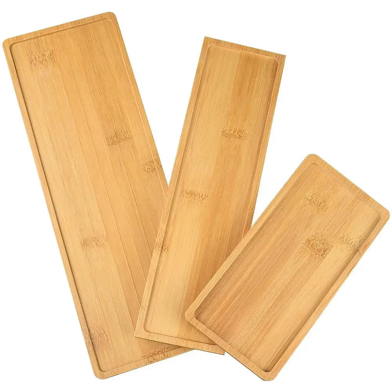 Tray - Natural Wooden Organizer by House Of Avana