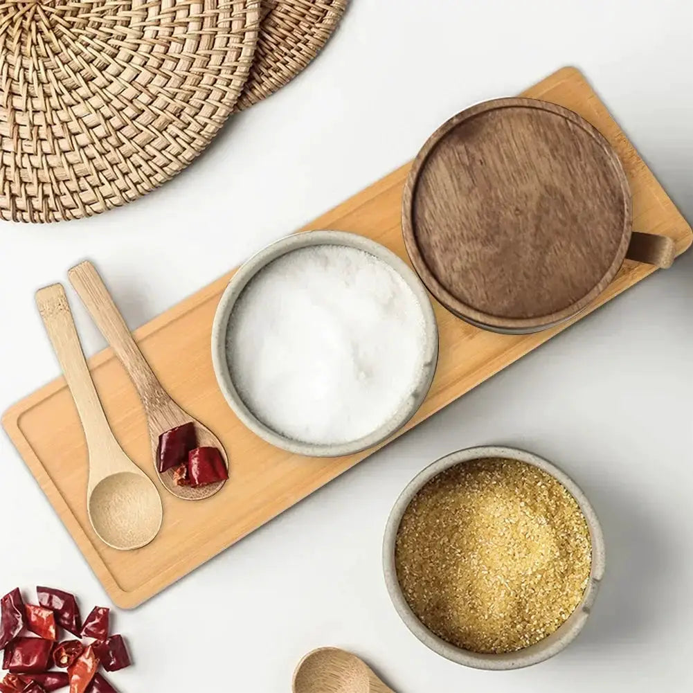 Tray - Natural Wooden Organizer by House Of Avana