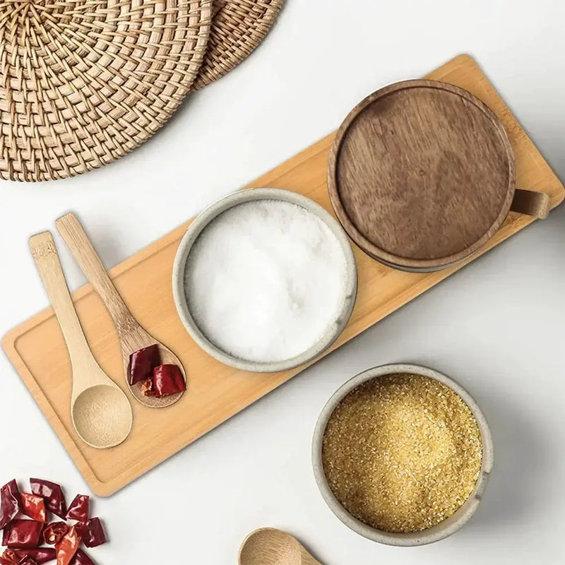 Tray - Natural Wooden Organizer by House Of Avana