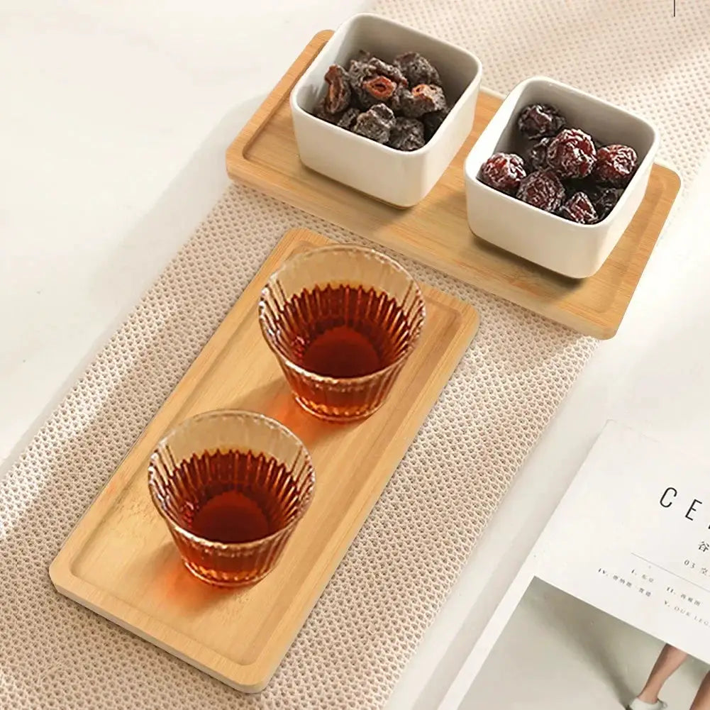 Tray - Natural Wooden Organizer by House Of Avana