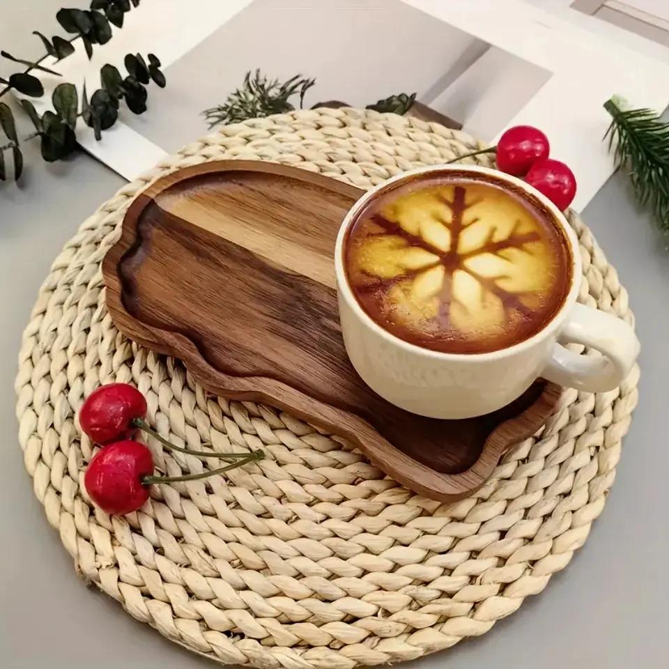 Tray - Oval Acacia Wood by House Of Avana