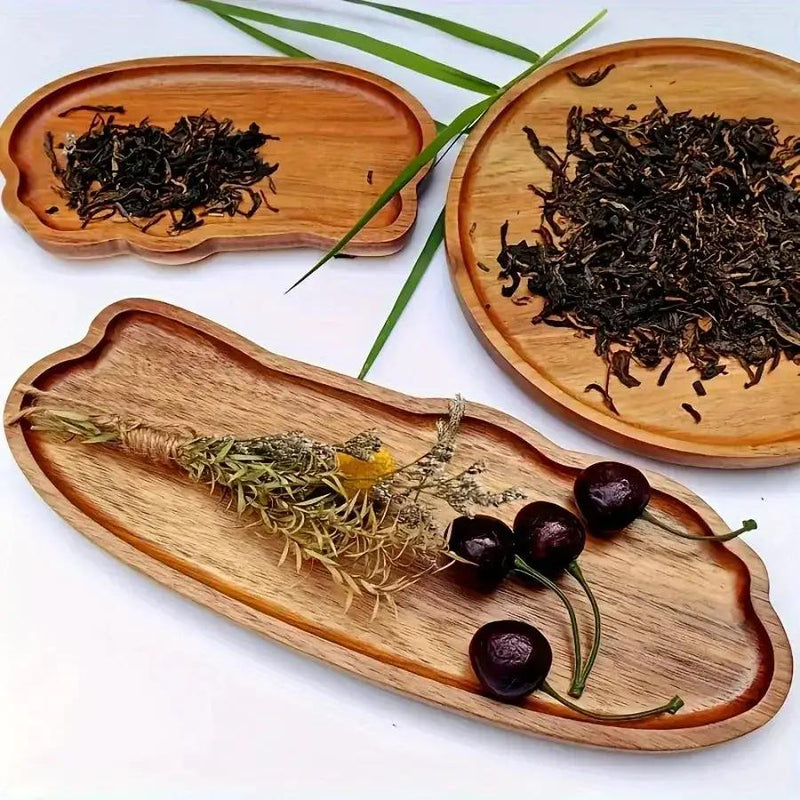 Tray - Oval Acacia Wood by House Of Avana