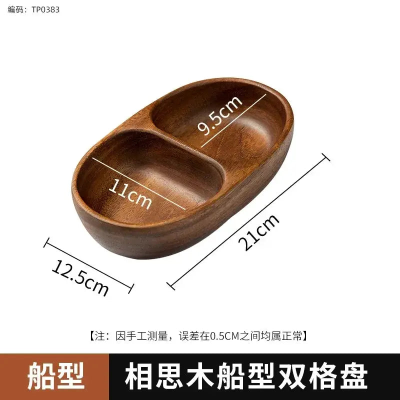 Tray - Storage Acacia Wood Small by House Of Avana
