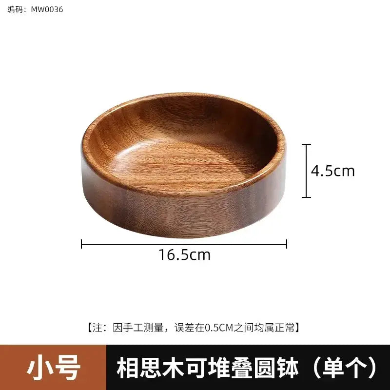 Tray - Storage Acacia Wood Small by House Of Avana
