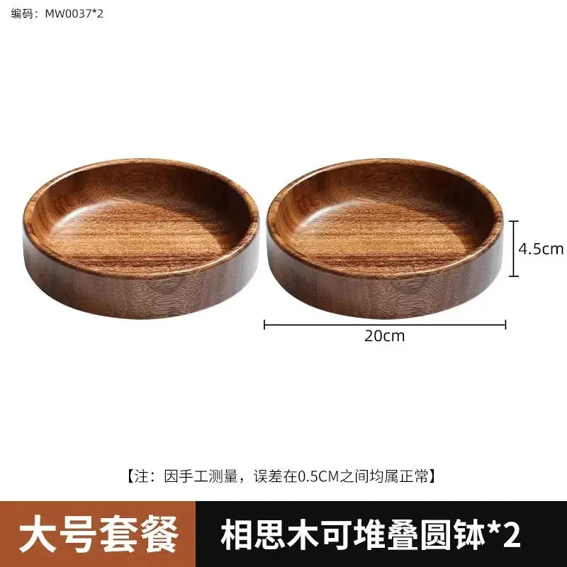 Tray - Storage Acacia Wood Small by House Of Avana
