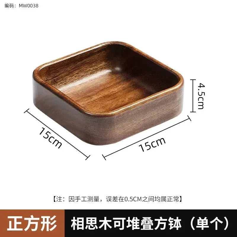 Tray - Storage Acacia Wood Small by House Of Avana
