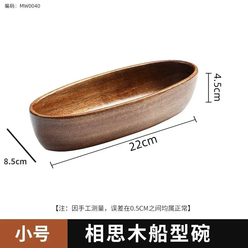 Tray - Storage Acacia Wood Small by House Of Avana