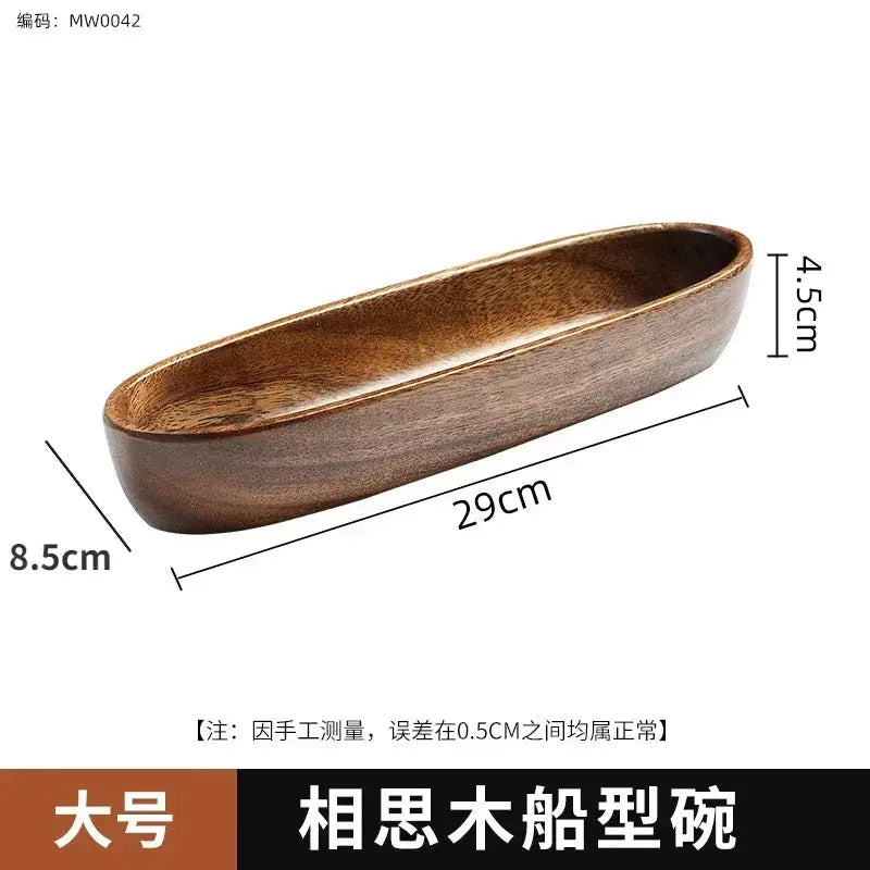 Tray - Storage Acacia Wood Small by House Of Avana