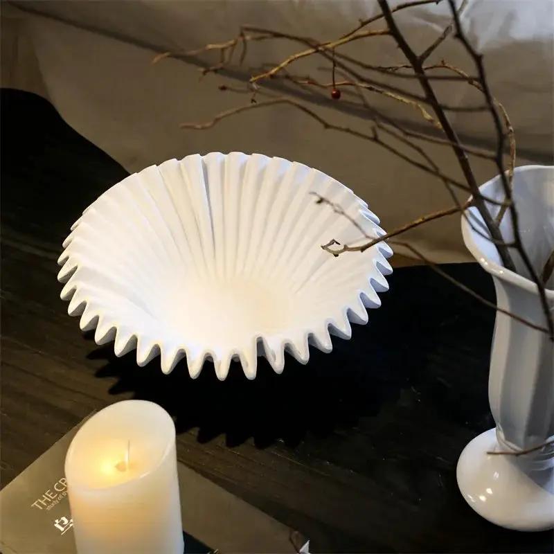 Tray - Wave Black Glass 2-Layer by House Of Avana