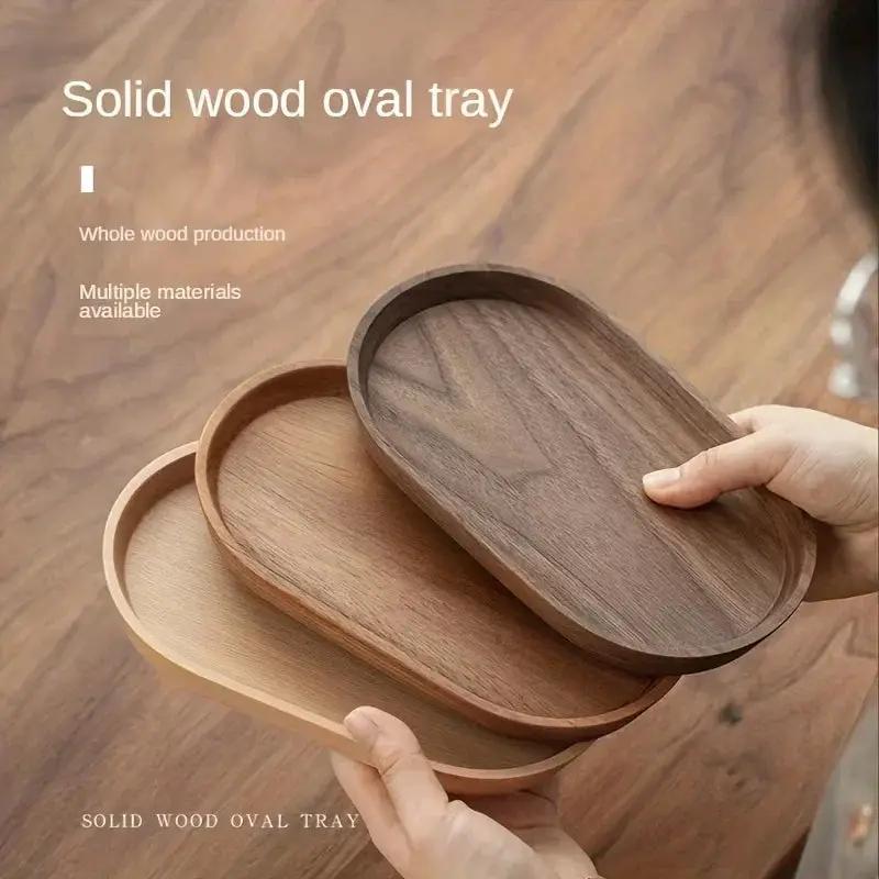 Tray - Wooden Acacia Wood by House Of Avana