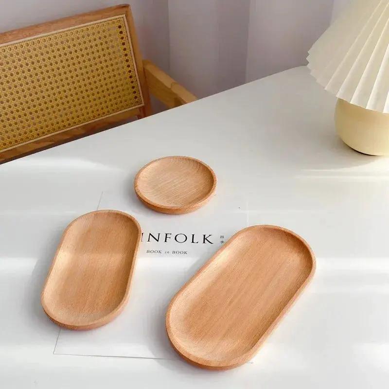 Tray - Wooden Acacia Wood by House Of Avana