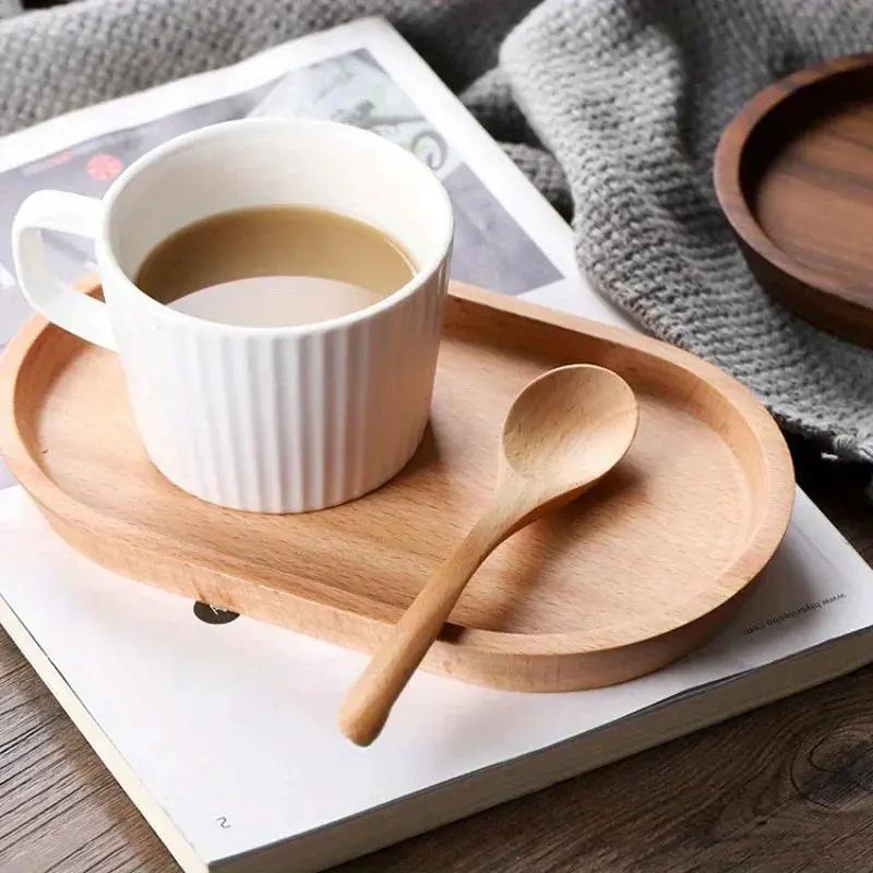 Tray - Wooden Acacia Wood by House Of Avana