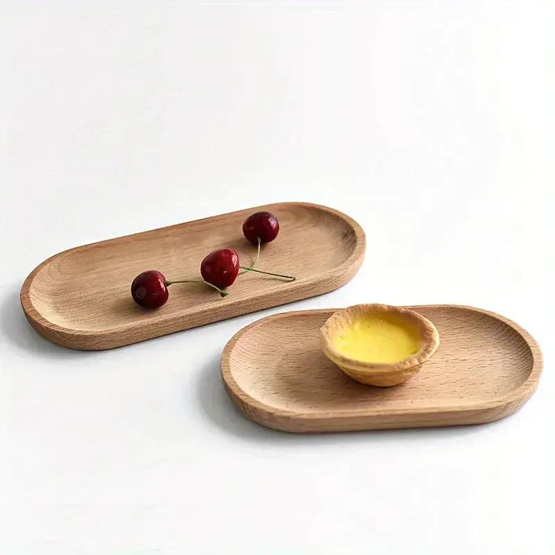 Tray - Wooden Acacia Wood by House Of Avana