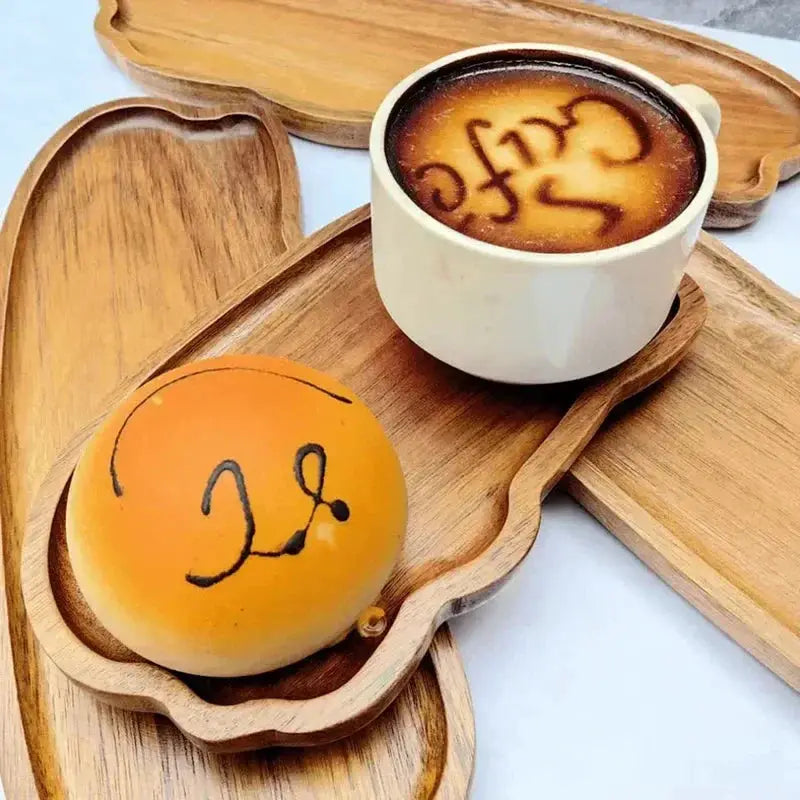 Tray - Wooden Decorative Round by House Of Avana