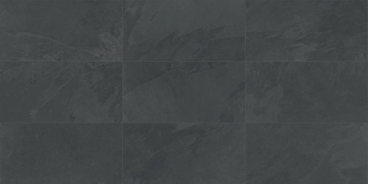 Trek Anthracite Bullnose Slate Look Porcelain Moldings 3x24 by landmarkceramics