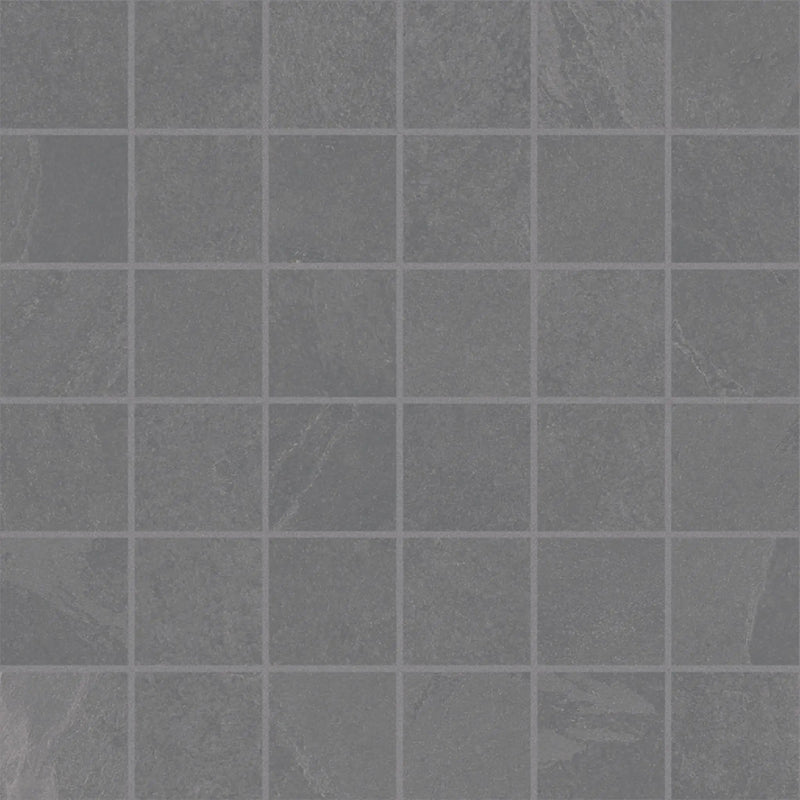 Trek Lead Mosaic A Slate Look Porcelain Mosaics 12x12 by landmarkceramics