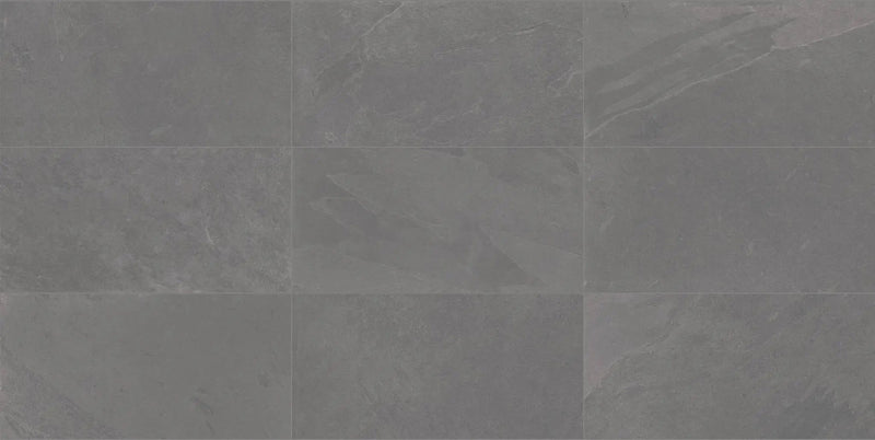 Trek Lead Cove Base Slate Look Porcelain 6x12 by landmarkceramics
