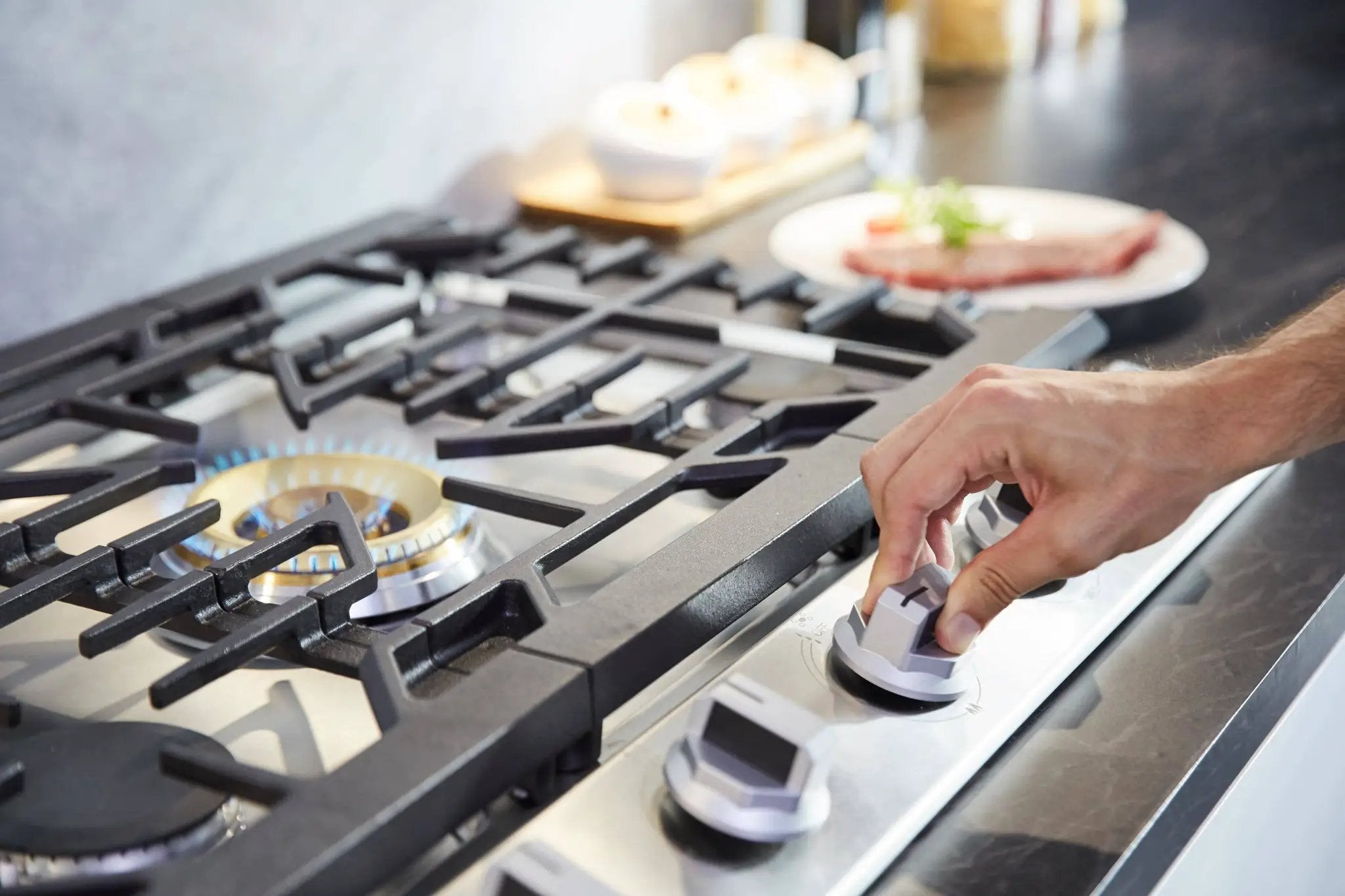 30"/36" Stainless Steel Tri-Ring Gas Cooktop Series | GLS30501 / GLS36502 by FOTILE