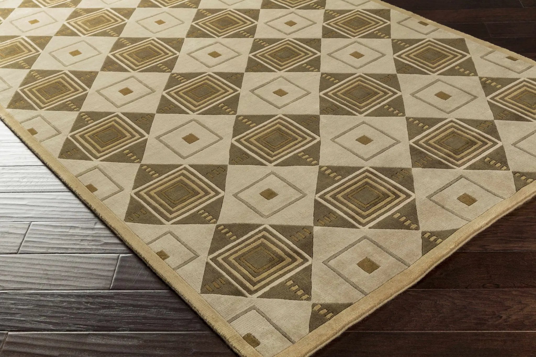 Tribune Premium Wool Area Rug - Clearance by Boutique Rugs