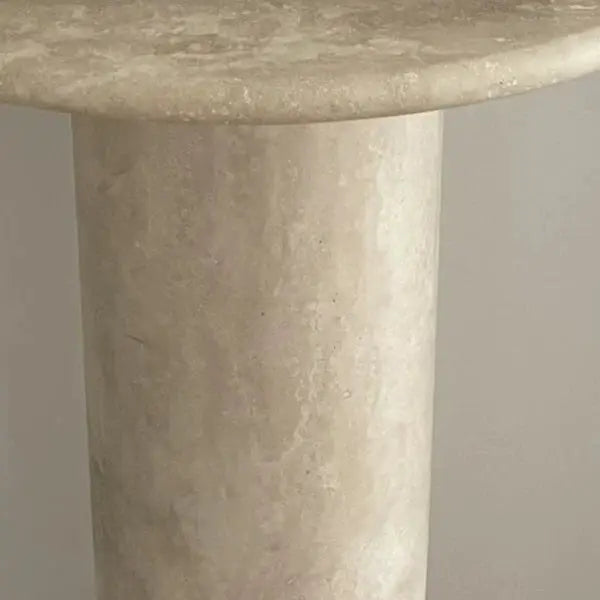 Beige Travertine Designer Console Table 48x15x36 Filled Honed by GobekDesign