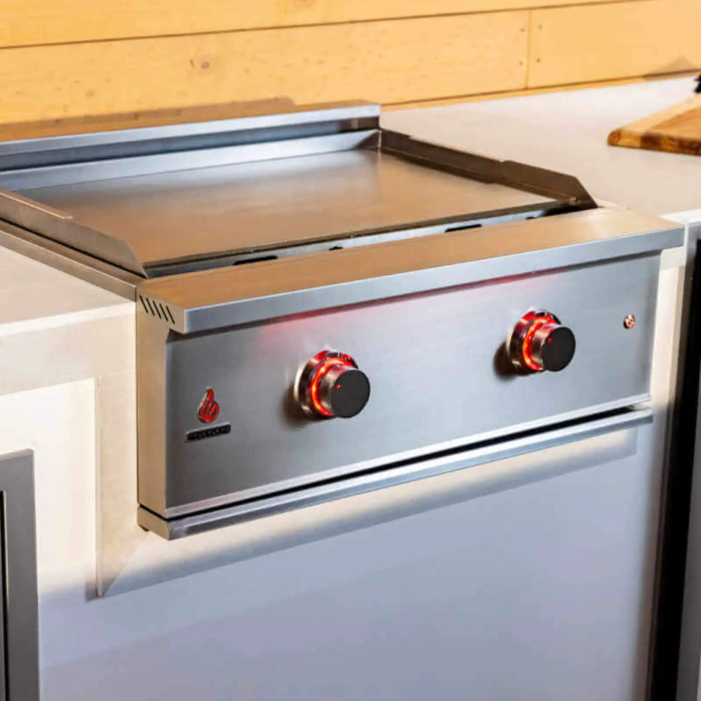 TrueFlame 30" Premium Built-In Stainless Gas Griddle Grill [TFG30] (SAK85362) by SAKSBY WHOLESALE