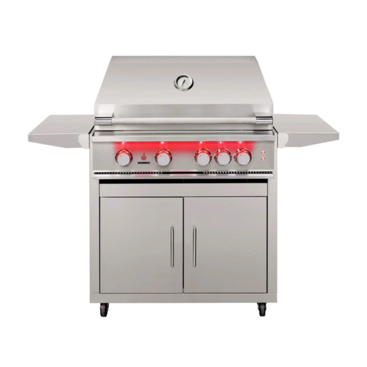 TrueFlame Built-In Stainless Steel Freestanding Gas Grills With Deluxe Cart [TF25/32/40] (SAK76845) by SAKSBY WHOLESALE