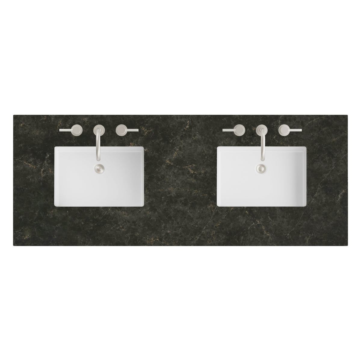 James Martin 60" Double Vanity Top with Phantome countertop