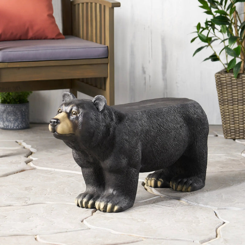 MGO Bear Bench - Concrete Outdoor Bench by HouseOfZazla
