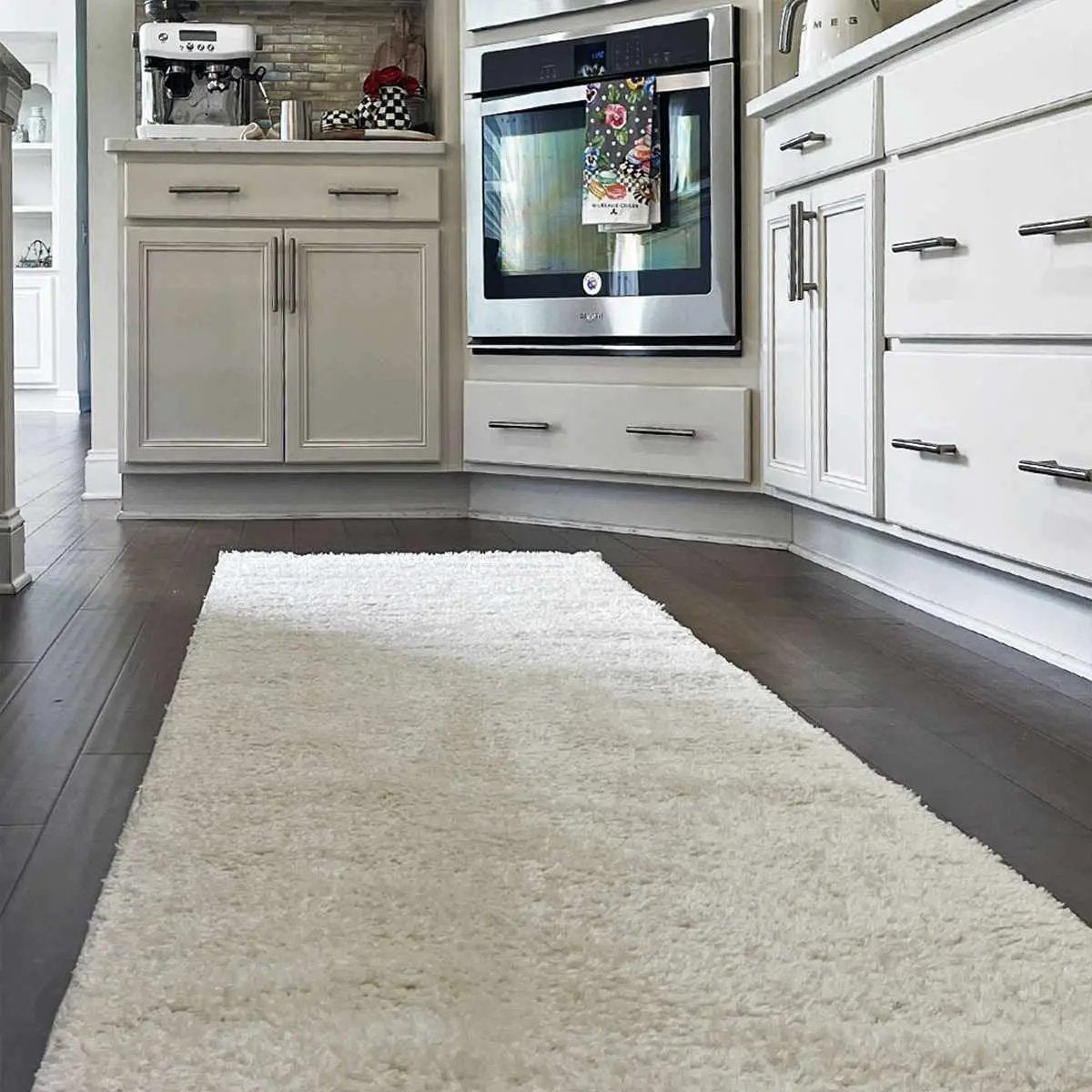 Judy White Washable Area Rug - Clearance by Boutique Rugs