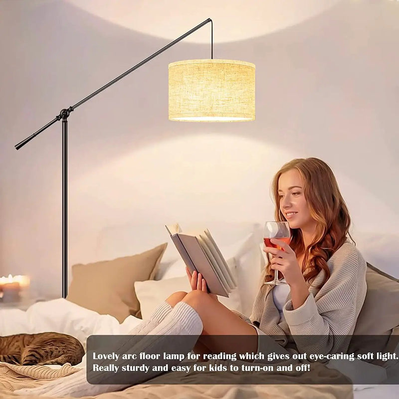 TubUSA- Arc Floor Lamp Hang - Large - with LED Bulb by Outdoor Solar Outlet