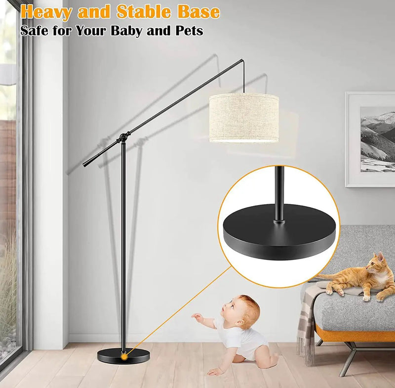 TubUSA- Arc Floor Lamp Hang - Large - with LED Bulb by Outdoor Solar Outlet