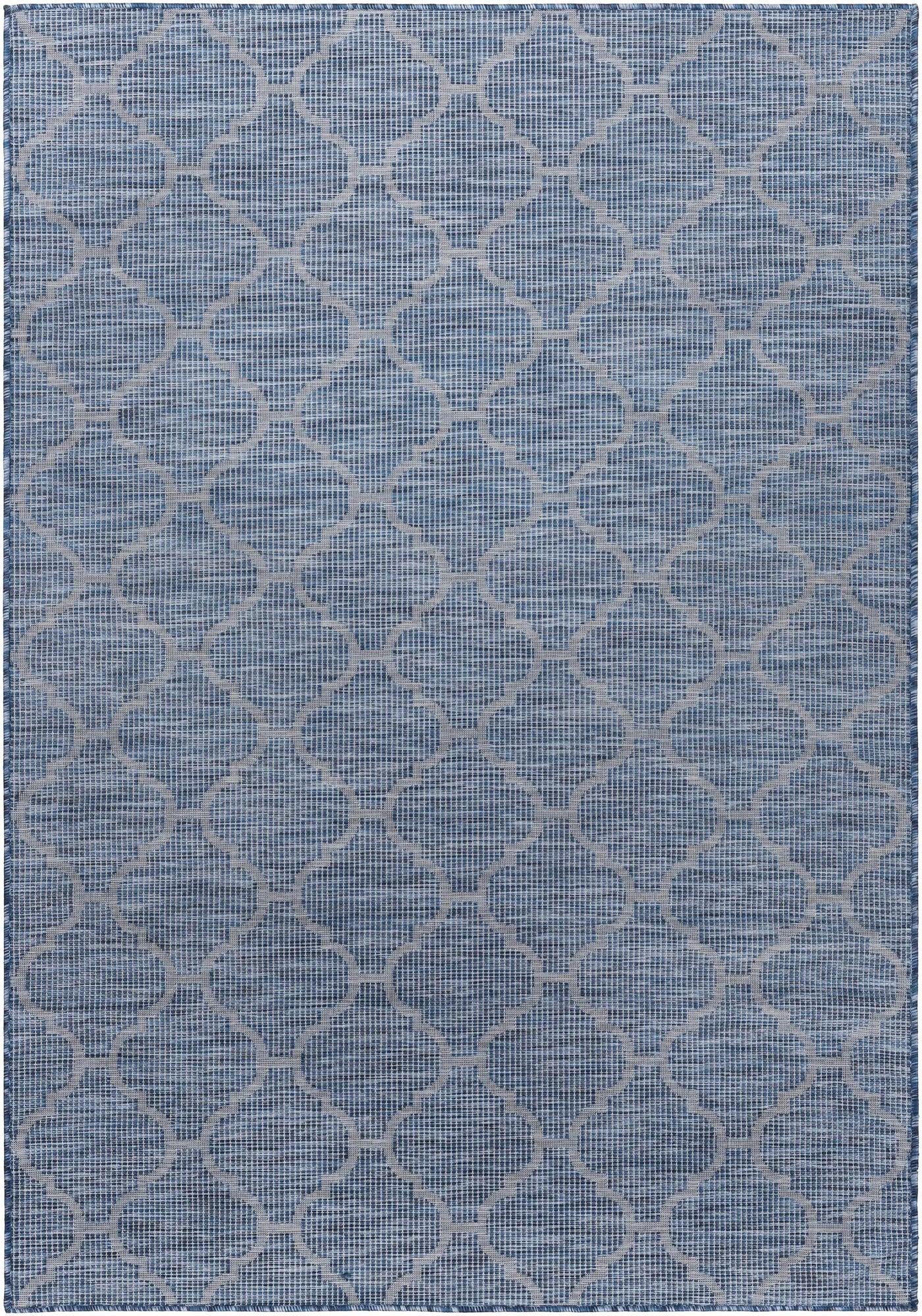 Blue Moolap Outdoor Rug - Clearance by Boutique Rugs