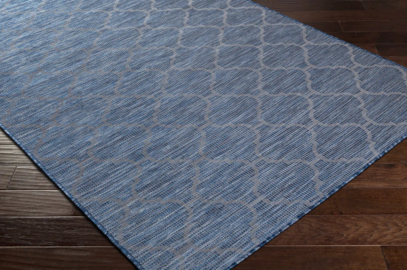 Blue Moolap Outdoor Rug - Clearance by Boutique Rugs