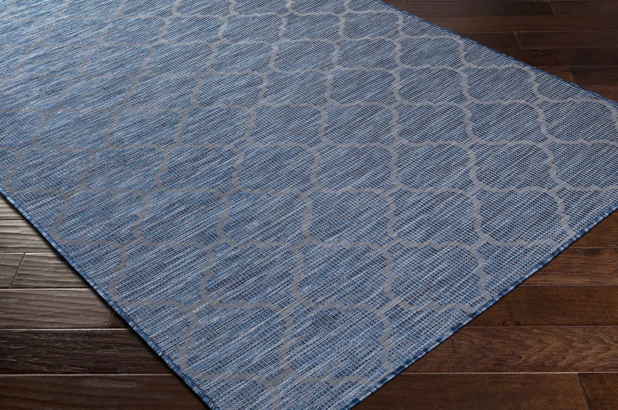 Blue Moolap Outdoor Rug - Clearance by Boutique Rugs
