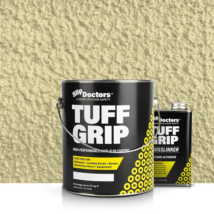 Tuff Grip or Tuff Grip Extreme - Aggressive Traction Non-Skid Floor Paint by SlipDoctors