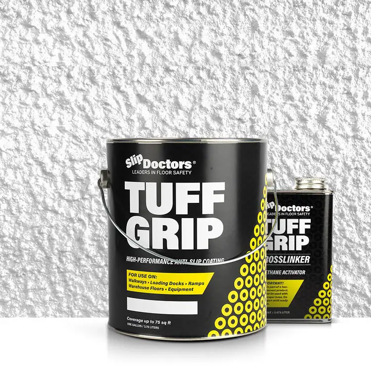 Tuff Grip or Tuff Grip Extreme - Aggressive Traction Non-Skid Floor Paint by SlipDoctors