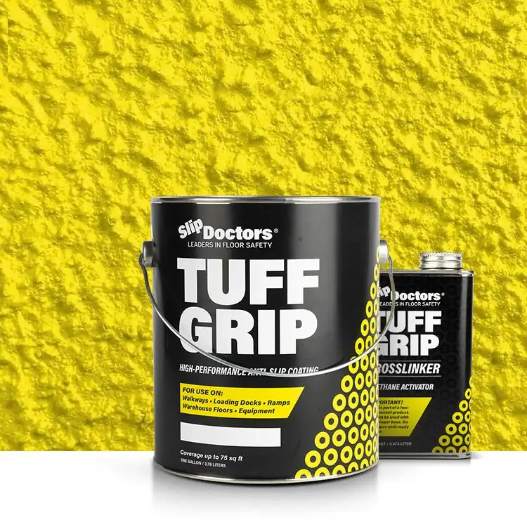 Tuff Grip or Tuff Grip Extreme - Aggressive Traction Non-Skid Floor Paint by SlipDoctors