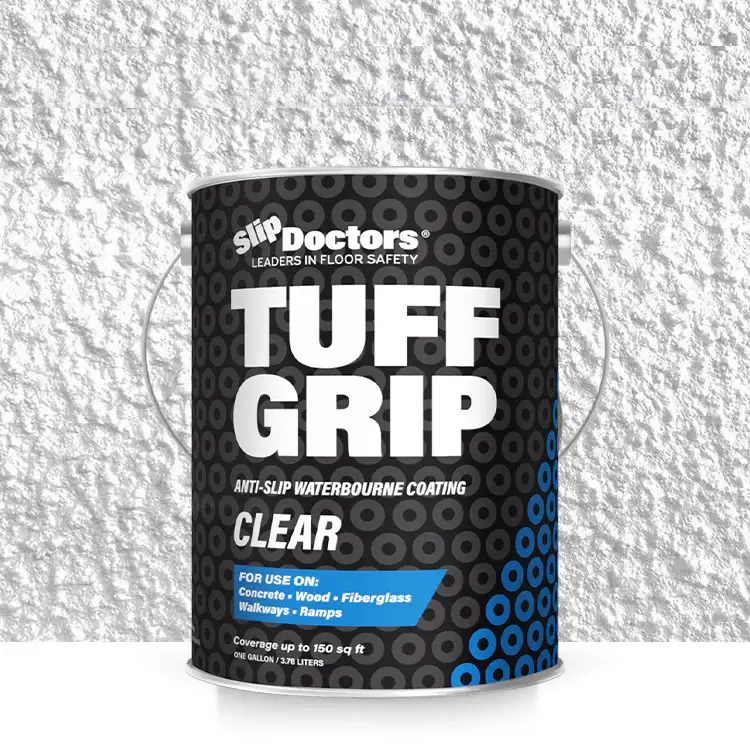 Tuff Grip or Tuff Grip Extreme - Aggressive Traction Non-Skid Floor Paint by SlipDoctors